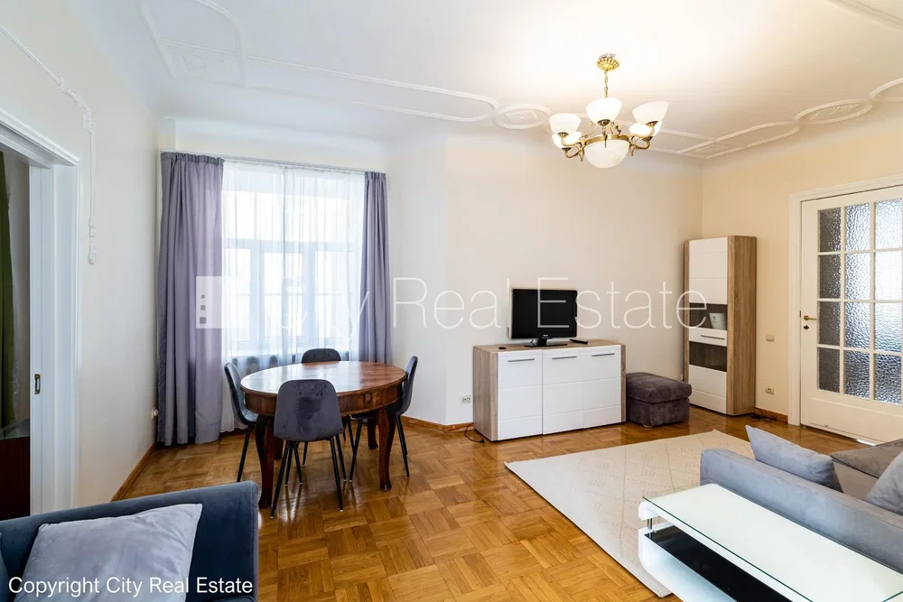 Living room; wood floor, natural light