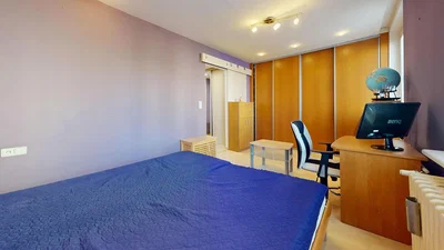 Bedroom; natural light, wood floor