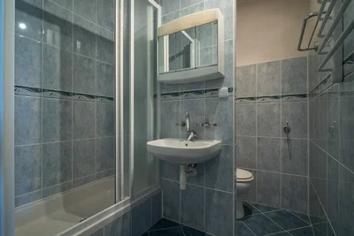 Bathroom; tile floor