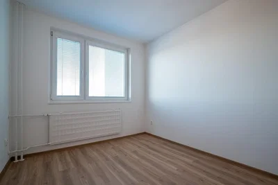Bedroom; wood floor, natural light