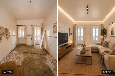 Oturma odası; tadilatlı, tadilat gerekiyor, doğal ışık, modern stil
