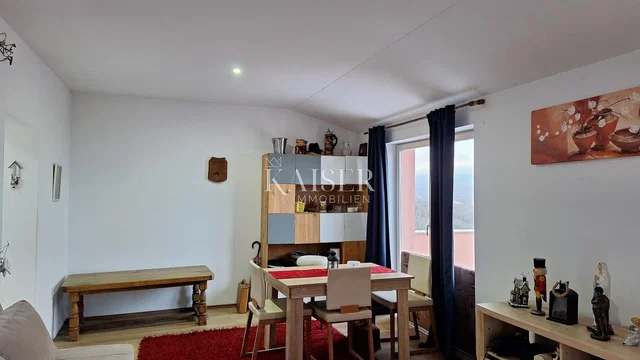 Salon; vue, parquet, lumière naturelle