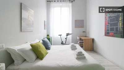 Schlafzimmer; tageslicht, moderner stil