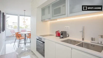 Küche; küchengeräte, tageslicht, moderner stil