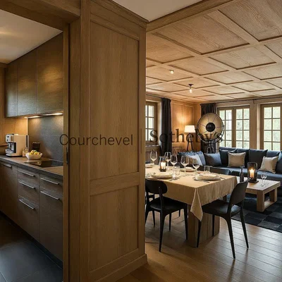 Soggiorno; elettrodomestici, pavimento in legno, luce naturale, stile moderno