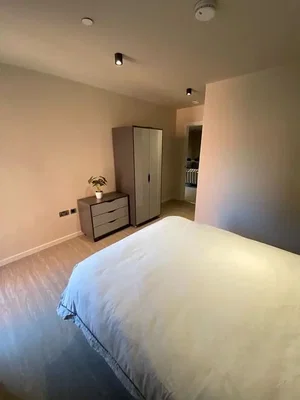 Bedroom; natural light, wood floor
