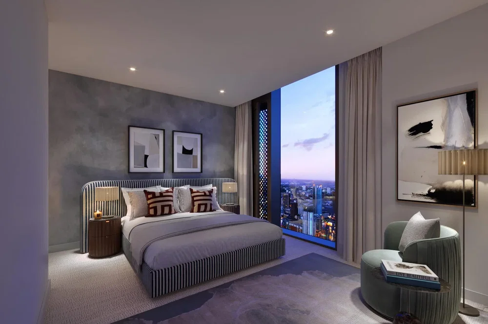 Bedroom; view, natural light, modern style