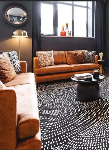 Salon; style moderne, parquet