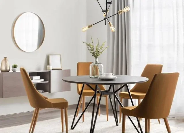 Salon; style moderne, parquet, lumière naturelle