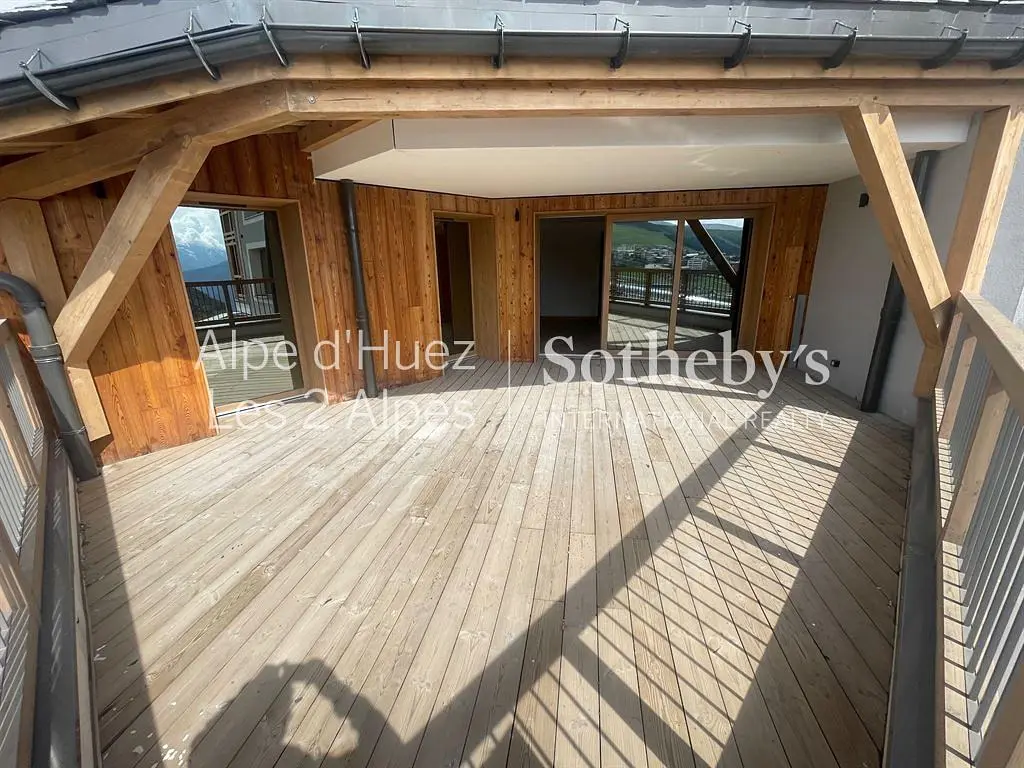 Terrace; wood floor, natural light, view