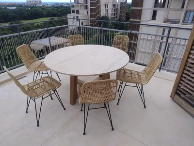 Balkon; blick, fliesenboden