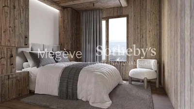 Schlafzimmer; blick, holzbalken, holzboden, tageslicht, rustikaler stil