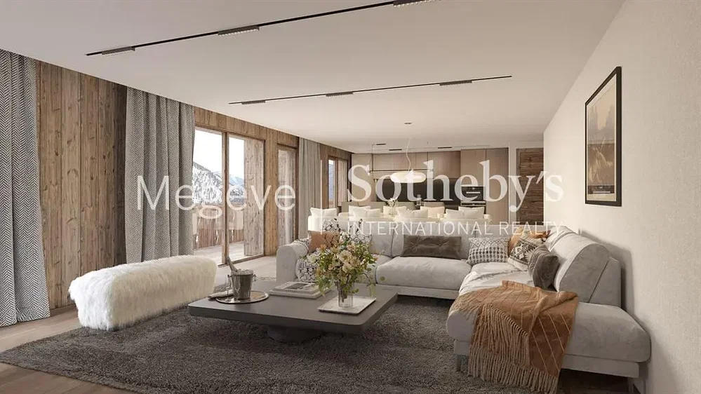 Wohnzimmer; tageslicht, moderner stil, holzboden