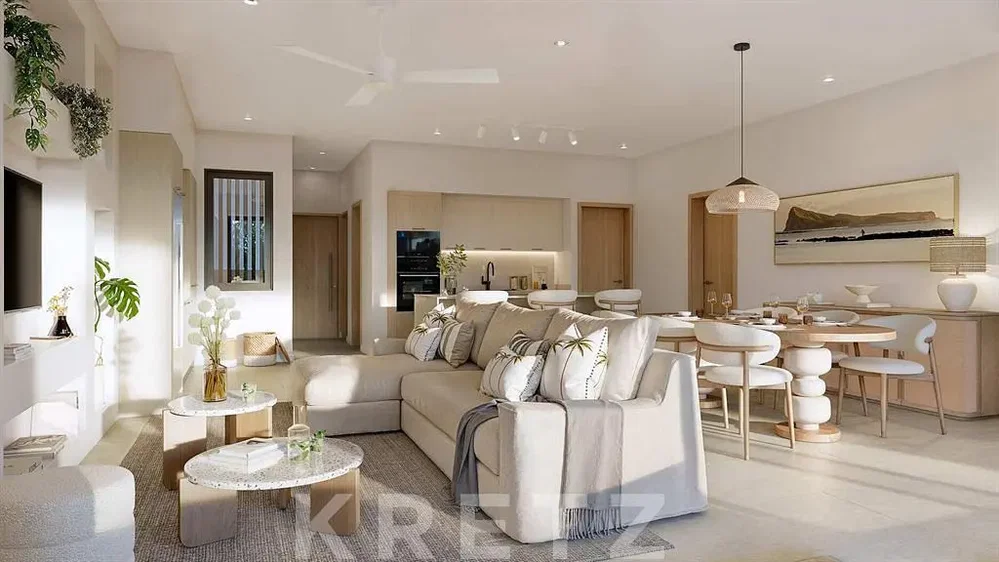 Wohnzimmer; tageslicht, moderner stil, holzboden