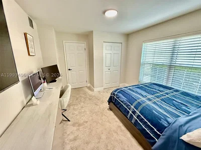 Bedroom; natural light, tile floor
