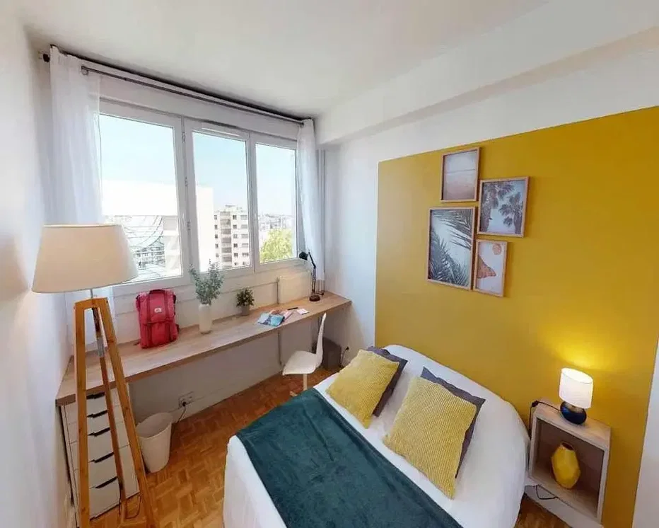 Bedroom; natural light, wood floor