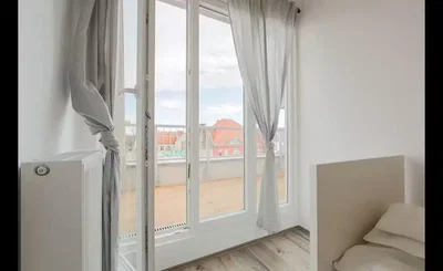 Bedroom; natural light, view