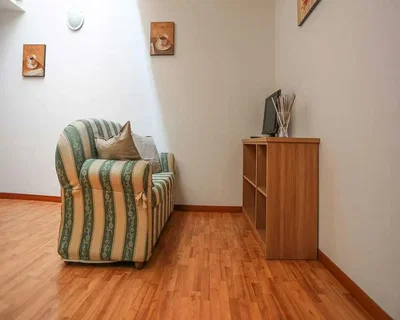 Wohnzimmer; holzboden, tageslicht