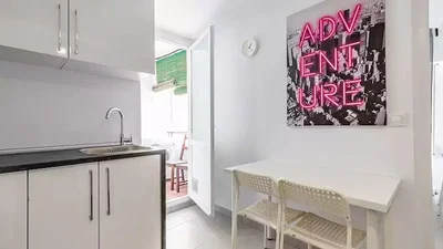 Kitchen; kitchen appliances, natural light, modern style