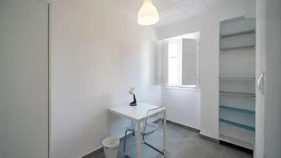 Kids room; natural light, wood floor