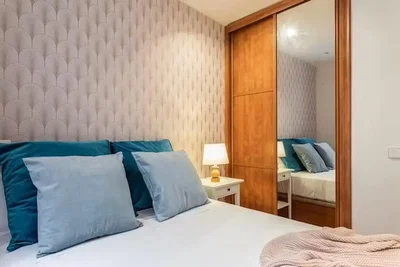 Schlafzimmer; tageslicht, moderner stil