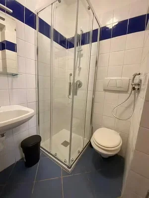 Bagno; pavimento in piastrelle, ristrutturato, luce naturale