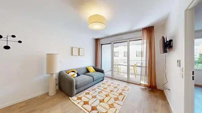 Wohnzimmer; tageslicht, holzboden, moderner stil