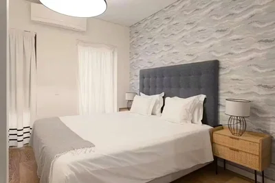 Schlafzimmer; tageslicht, moderner stil