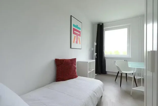 Schlafzimmer; tageslicht, moderner stil