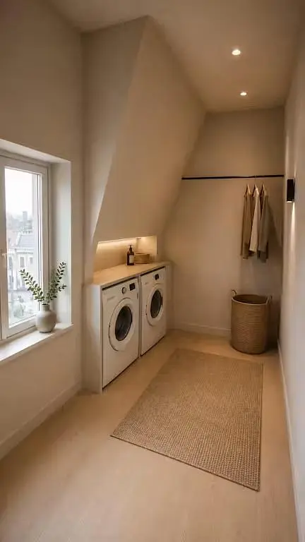Salon; lumière naturelle, carrelage