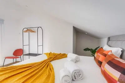 Schlafzimmer; moderner stil, tageslicht