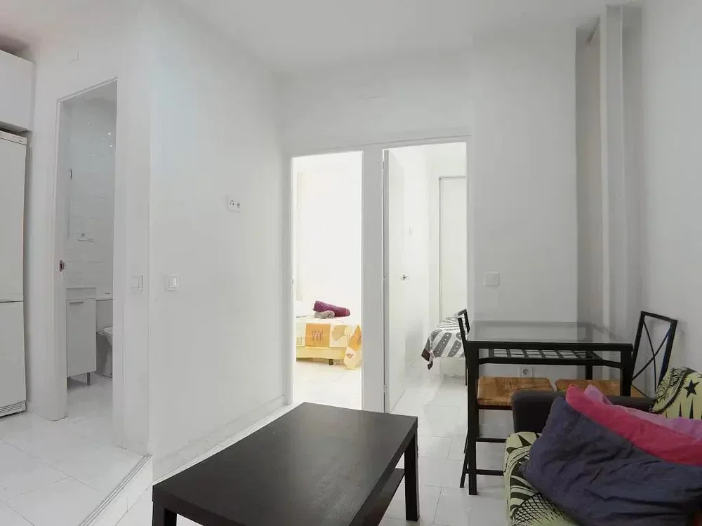 Living room; natural light, tile floor