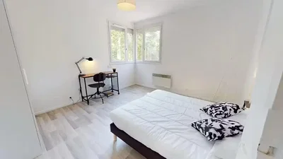 Bedroom; natural light, wood floor