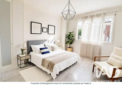 Bedroom; natural light, modern style