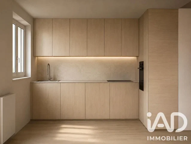 Kitchen; kitchen appliances, natural light, renovated, modern style