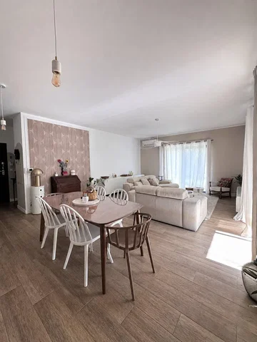 Living room; natural light, wood floor