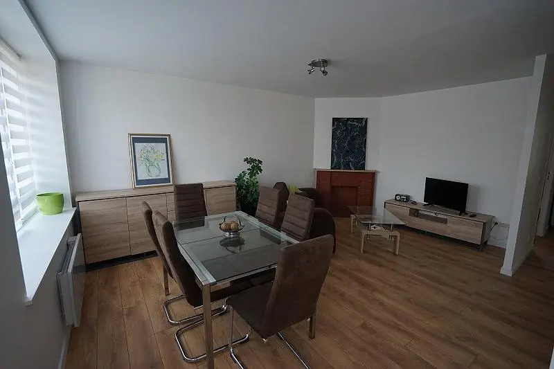 Salon; parquet, lumière naturelle, style moderne
