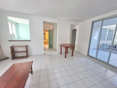 Living room; tile floor, natural light