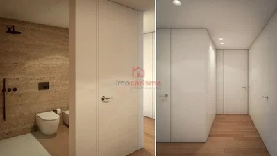 Toilettes; carrelage, lumière naturelle