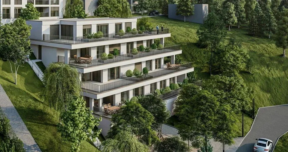 Casa e arredores; vista, luz natural
