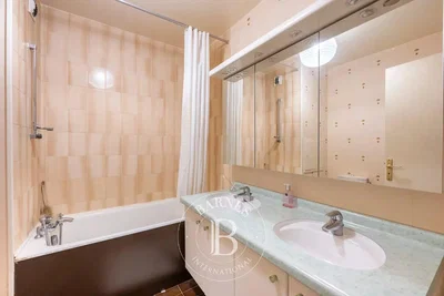 Bathroom; tile floor, renovated, natural light