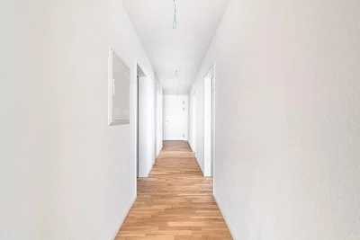 Living room; wood floor, natural light