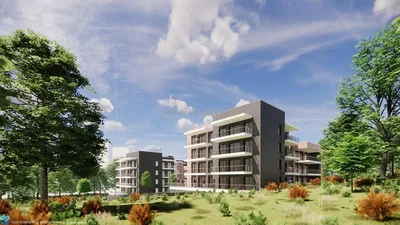 Кућа и околина; природно светло, поглед