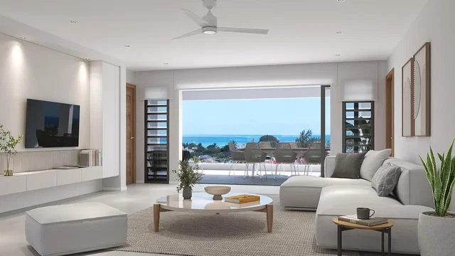 Living room; view, natural light, modern style