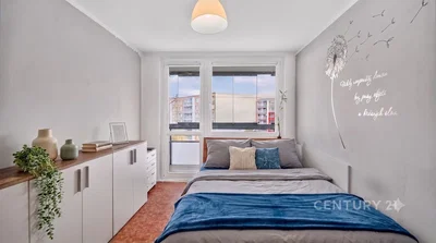 Schlafzimmer; tageslicht, moderner stil