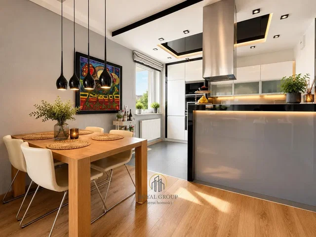 Küche; küchengeräte, holzboden, tageslicht, moderner stil