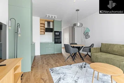 Wohnzimmer; küchengeräte, holzboden, tageslicht, moderner stil