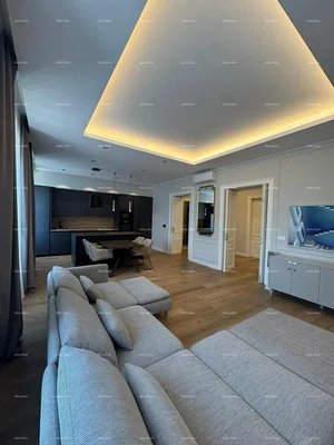 Salon; parquet, lumière naturelle, style moderne, rénové