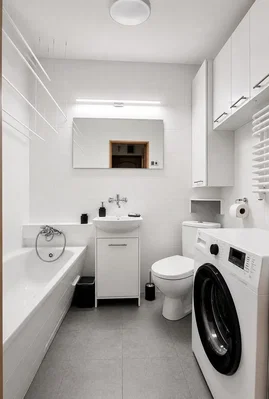 Salle de bain; carrelage, rénové, lumière naturelle