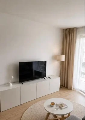 Wohnzimmer; holzboden, tageslicht, moderner stil